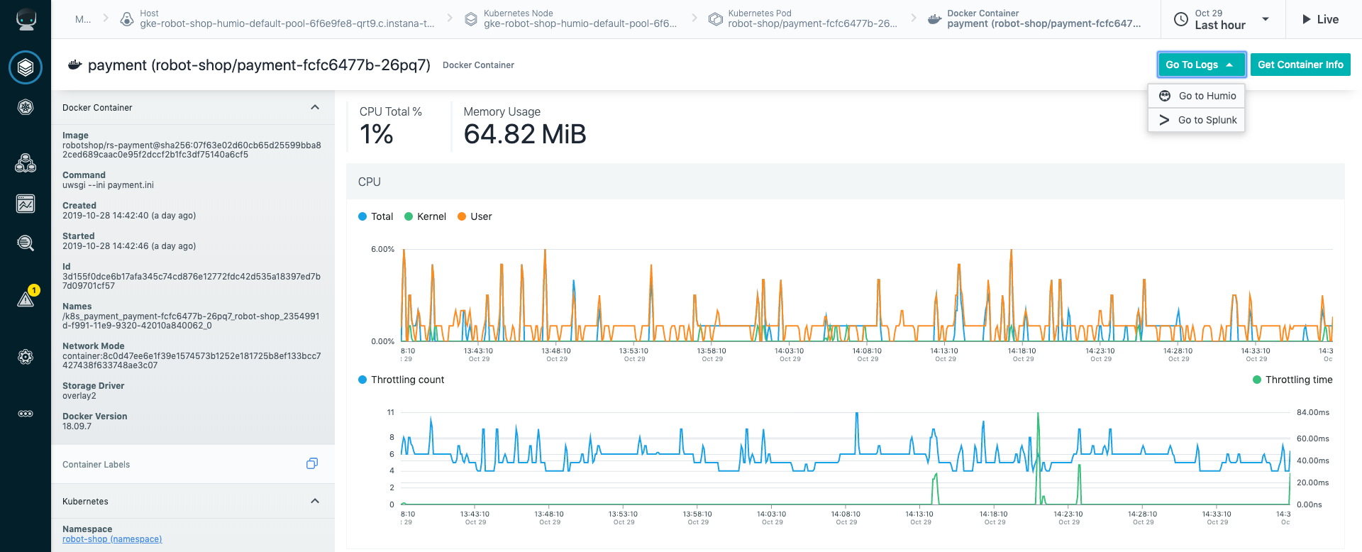 Humio APM Integration for Deep Analyticswith Instana IBM